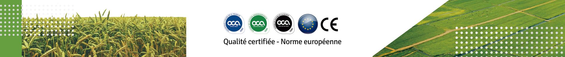 sceaux portant la certification et l'approbation des réglementations européennes