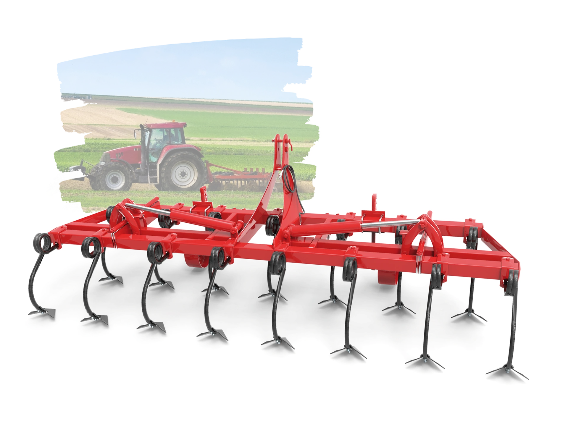 Cultivateur bras de type spirale de 27X27 mm