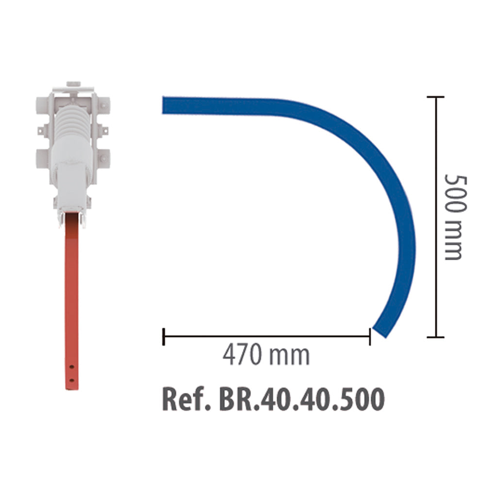 [BR.40.40.500] Brazo Bellota 2464-A-40x40 mm (470 mm X 500 mm)