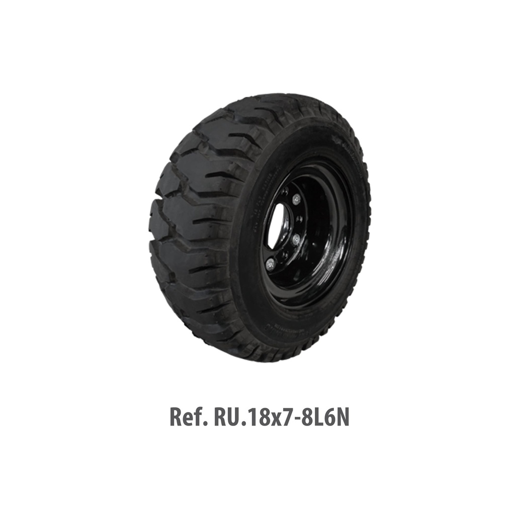 [RU.18X7-8L6N] Rueda neumática 18x7-8L6.