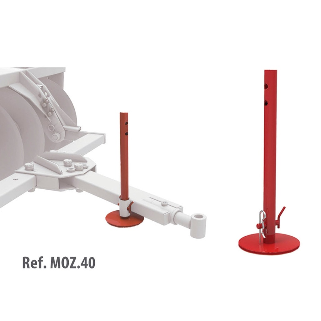 Mozo para gradas Eje Ø 40 mm C/Bulón y P.