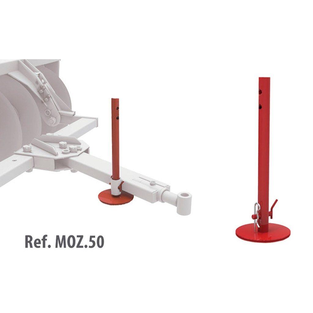 [MOZ.50] Mozo del Tiro Gradas Eje Ø 50 mm C/Bulón y P.