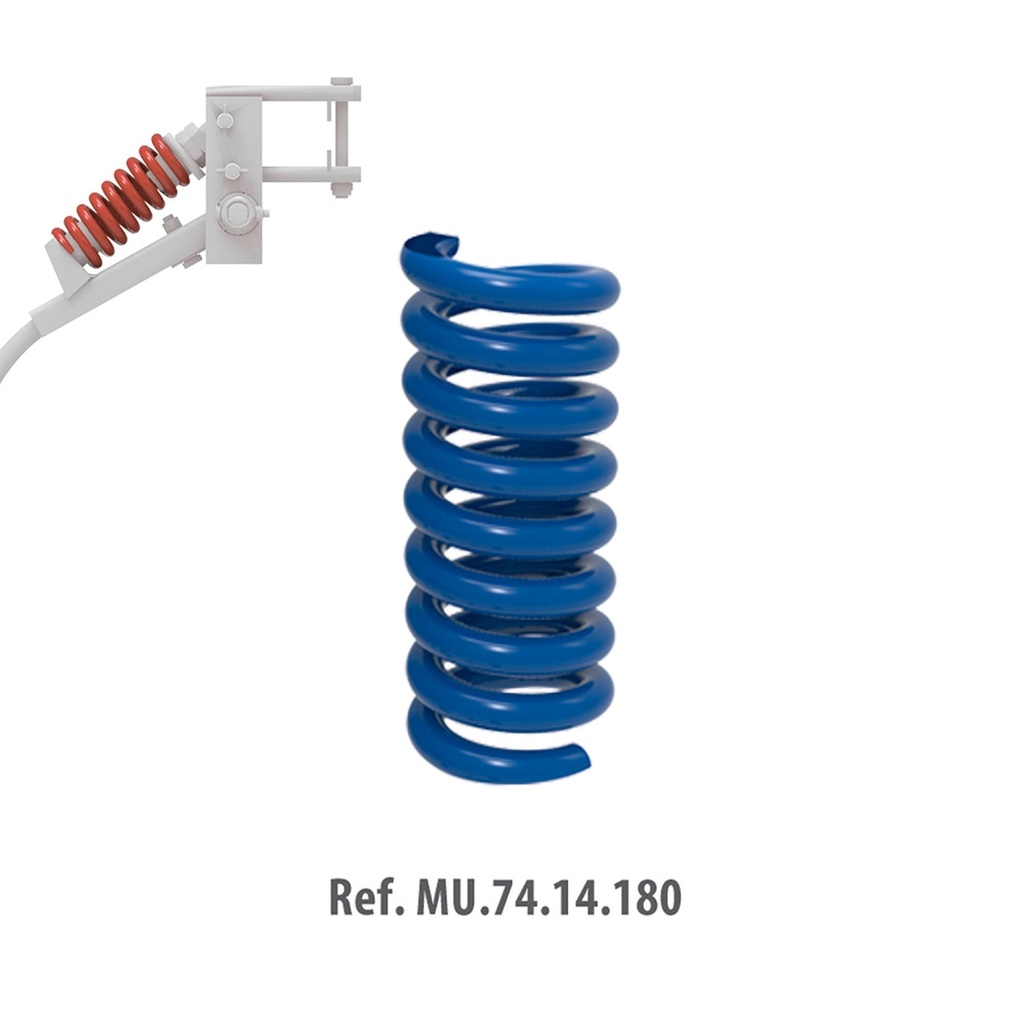 [MU.74.14.180] Muelle Bellota Ø Ext. 74 mm /Ø Hilo 14 mm / Long. 180 mm