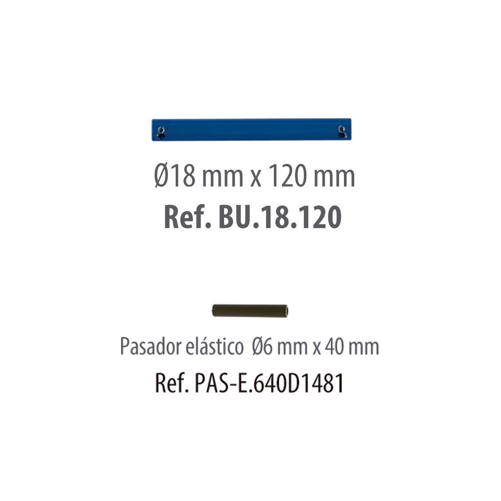 Bulón Ø 18 x 120 mm