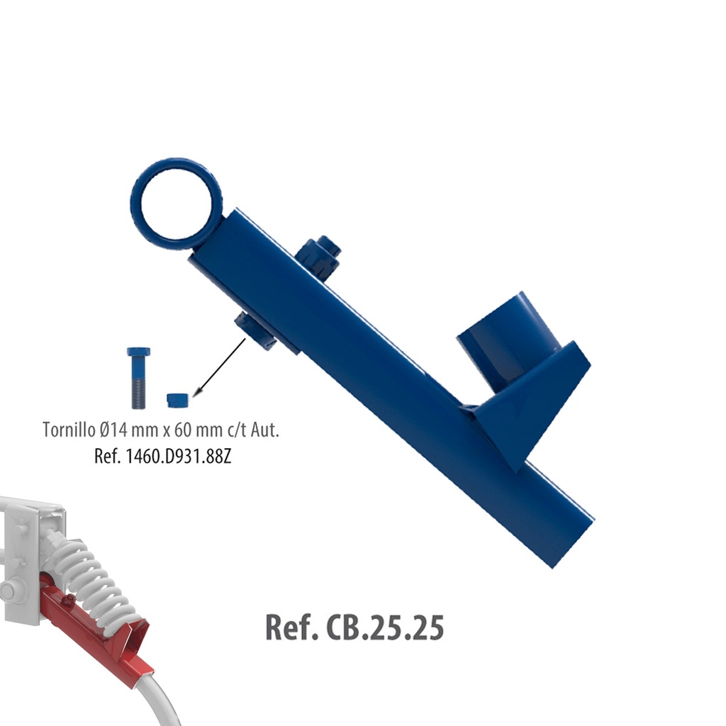 [CB.25.25] Contra-Brazo 25x25 C/T Y C/Cas.