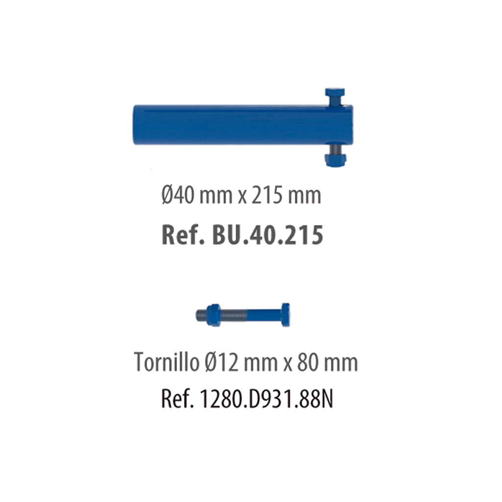 [BU.40.215] Bulón Ø40x215 mm para placa de amarre
