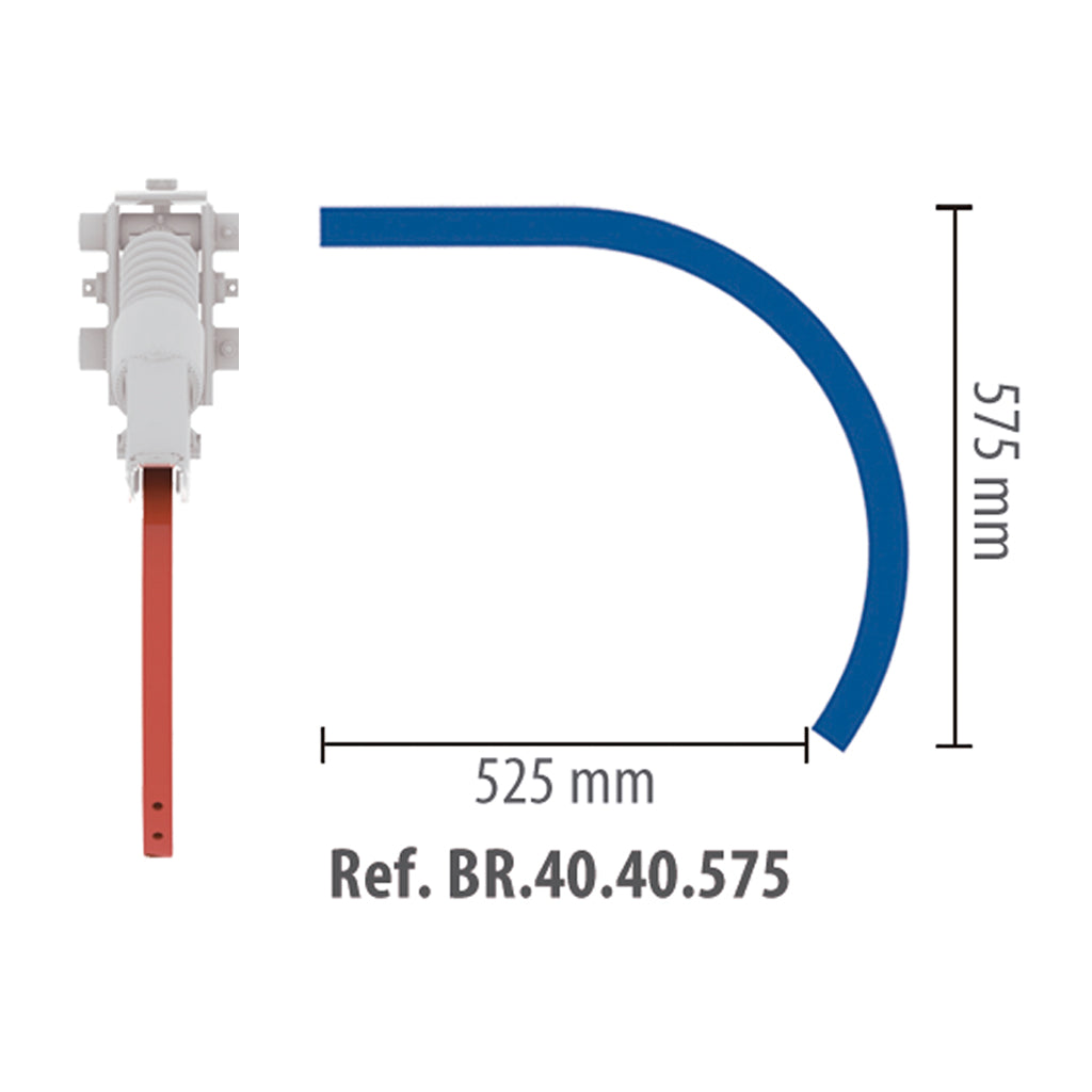 [BR.40.40.575] Brazo Bellota 2464-AL-40x40 mm (525 mm x 575 mm)
