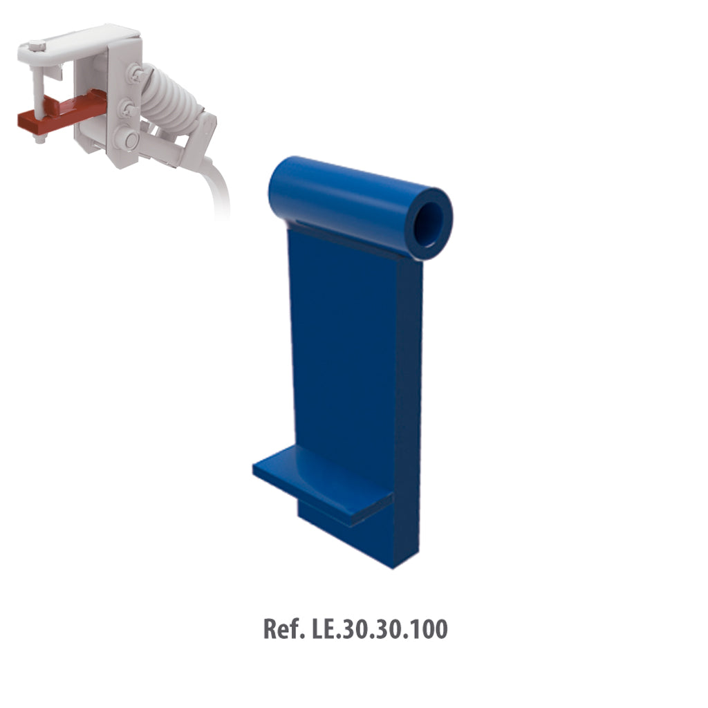 [LE.30.30.100] Lengüeta para placa 30x30 Chasis 100x100 mm