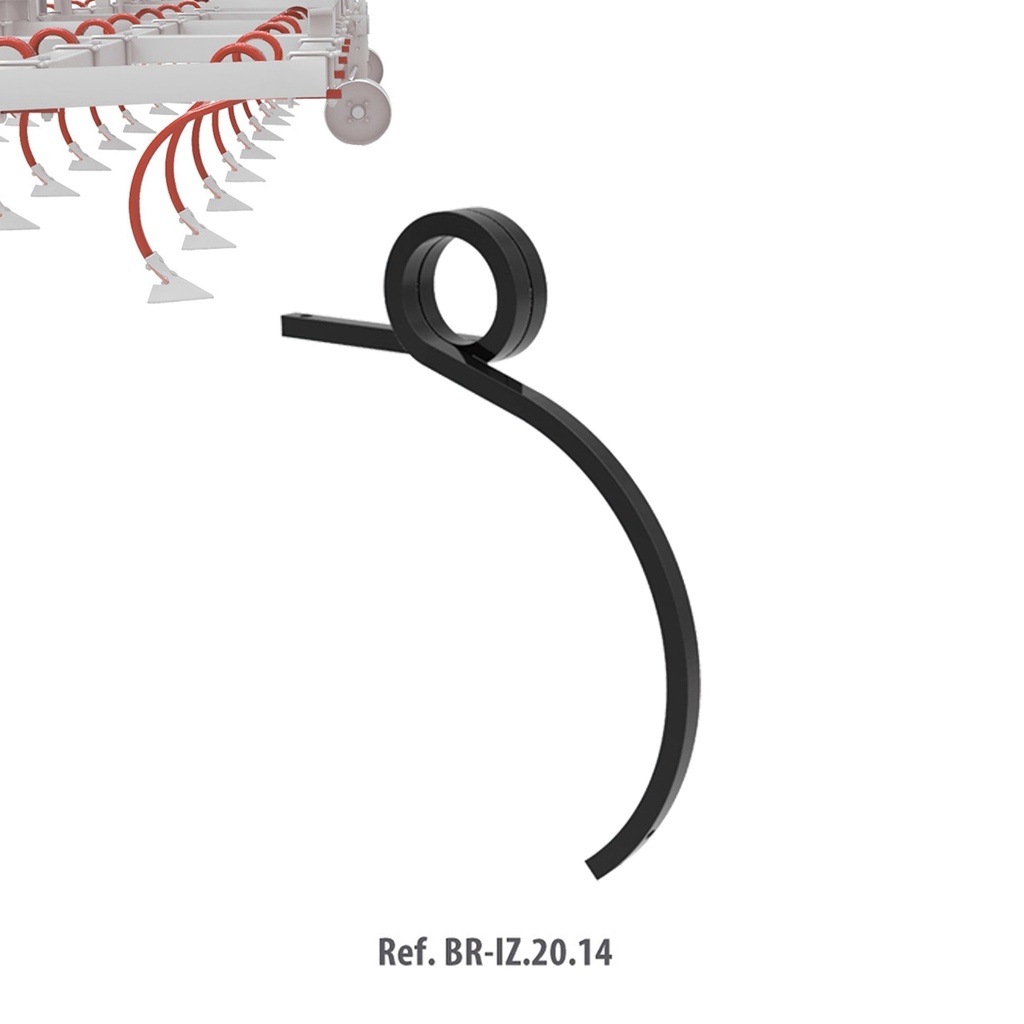 [BR-IZ.20.14] Brazo Bellota 2480-A14-I-20x20 mm Espiral (Izquierdo Ø 14 mm)