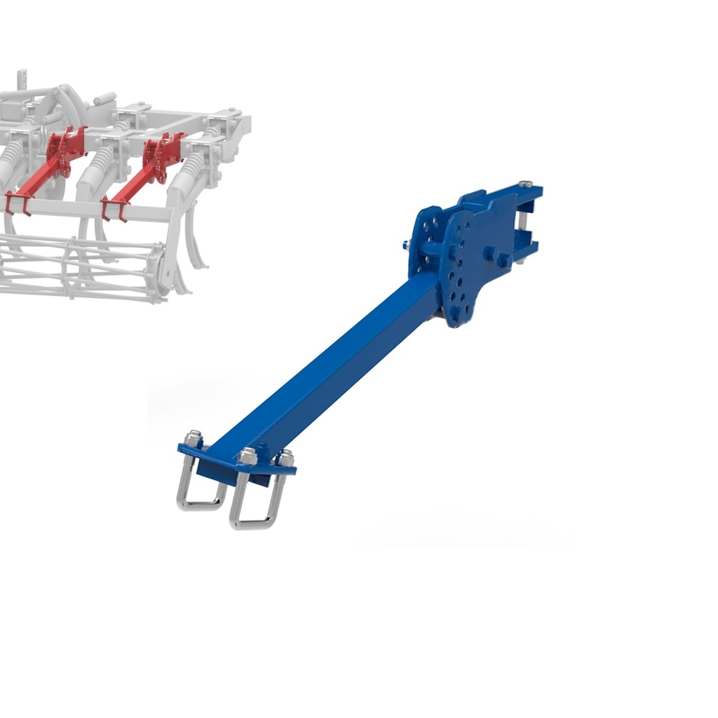 [L-CO.100] Conjunto completo de Larguero y Cogida al Chasis De 100x100