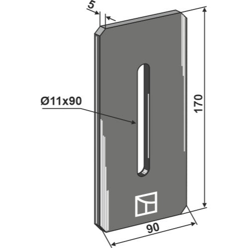 Rascador para rodillos packer - LS01-RRP-057