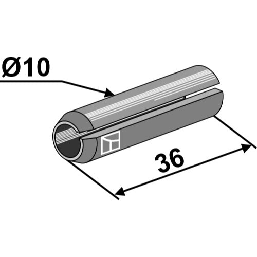 [LS01-APP-013] Pasador - Ø10x36 - LS01-APP-013