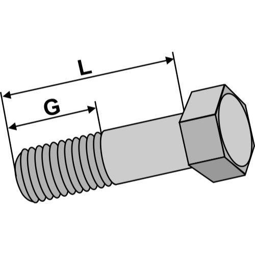 [LS01-TRP-032] Tornillo cabeza hexagonal paso fino - M20x1-5 - 10.9 - LS01-TRP-032