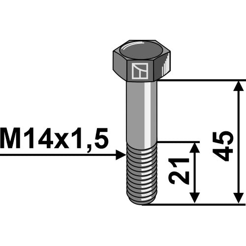 [LS01-TRP-012] Tornillo cabeza hexagonal paso fino - M14x1-5 - 12.9 - LS01-TRP-012