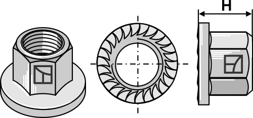 Tuerca - M 10x1,5 - LS01-TCP-024