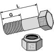 Tornillo con tuerca autoblocante - M16x1-5 - 12.9 - LS02-TCU-0015