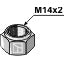 [LS02-TAH-0006] Tuerca autoblocante - M14x2 - LS02-TAH-0006