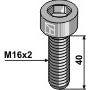 Tornillo allen - M16x2 - 10.9 - LS02-TCU-0029