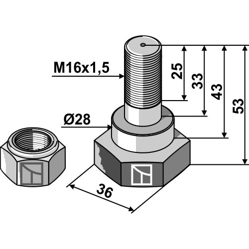 [LS03-TSM-121] Tornillo para cuchilla - LS03-TSM-121