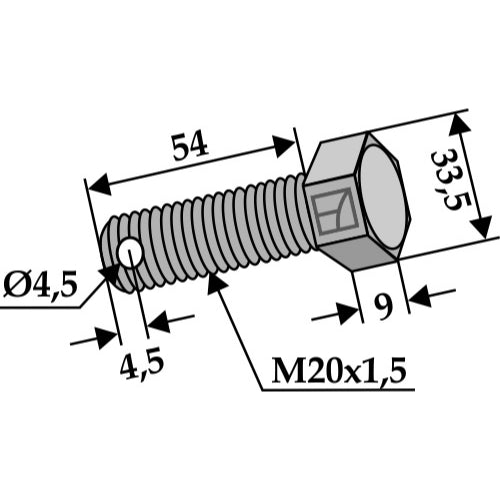 Tornillo - 10.9 - LS03-TSM-122