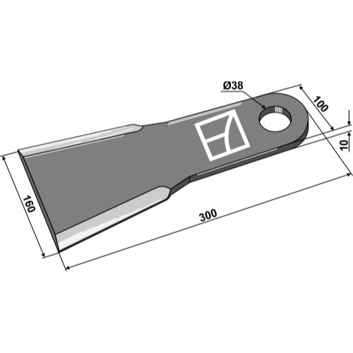 Cuchilla 300mm - LS03-CUD-221