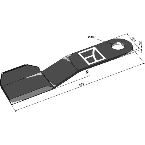 Cuchilla - Izqda - LS03-CUD-250