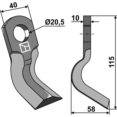 Cuchilla - Y - LS03-CUD-262