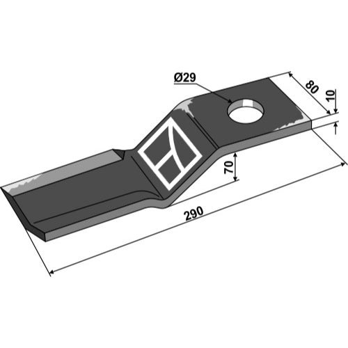 Cuchilla - Dcha - LS03-CUD-273
