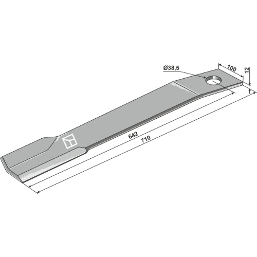 Cuchilla - lado derecho - LS03-CUD-276