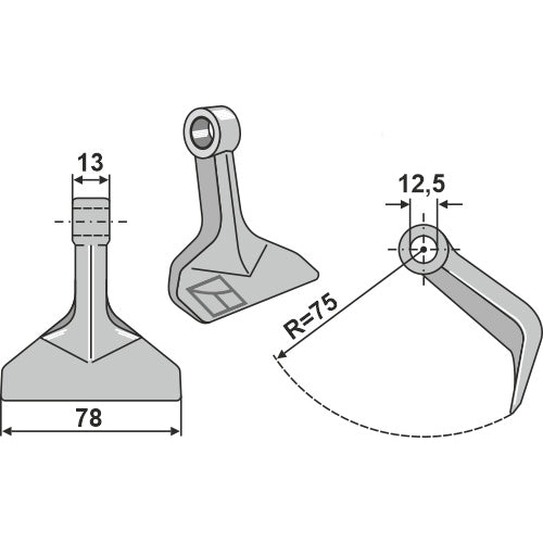 [LS03-MPT-099] Martillo de trituradora - LS03-MPT-099