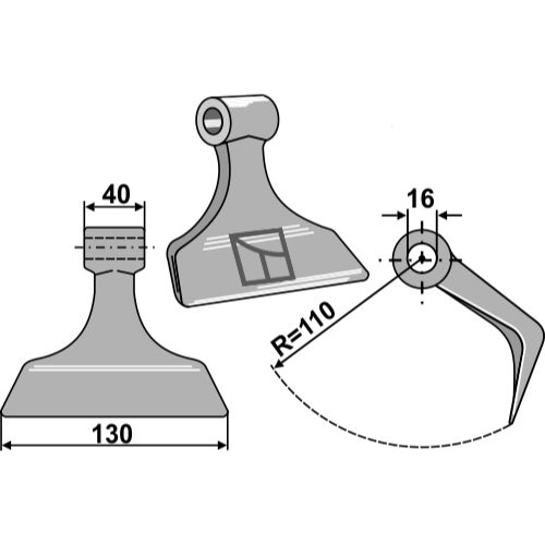 [LS03-MPT-124] Martillo de trituradora - LS03-MPT-124