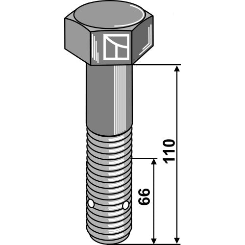 [LS03-TSM-187] Tornillo hexagonal - M24x3 - 10.9 - LS03-TSM-187