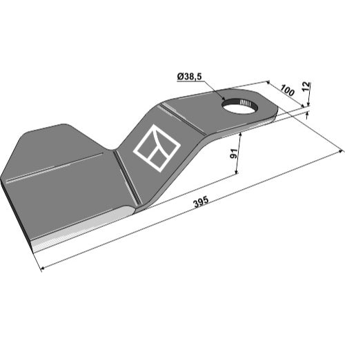 Cuchilla - Dcha - LS03-CUD-479