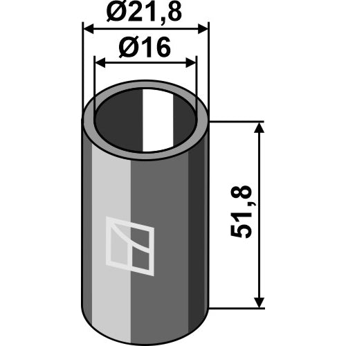[LS03-ARC-141] Casquillo - Ø21-8x51-8xØ16 - LS03-ARC-141