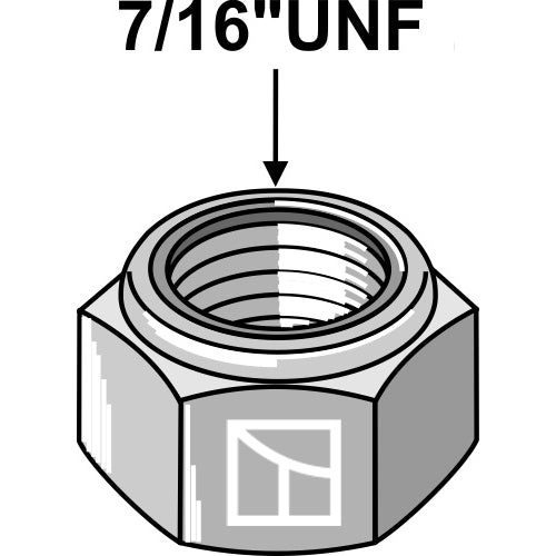 Tuerca autoblocante - 7/16" UNF - LS03-TSM-144