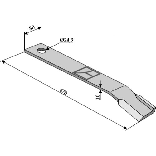 Cuchilla - lado derecho - LS03-CUD-212