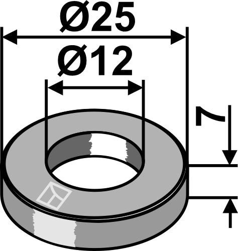 Casquillo 7xØ12xØ25 - LS03-CUD-640