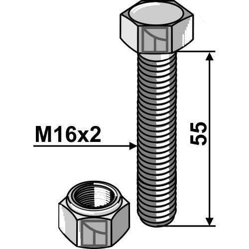 Tornillo - M16 x 50 - LS04-TRT-009