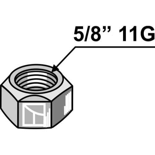 Tuerca autoblocante 5/8" 11G - LS04-TRT-035
