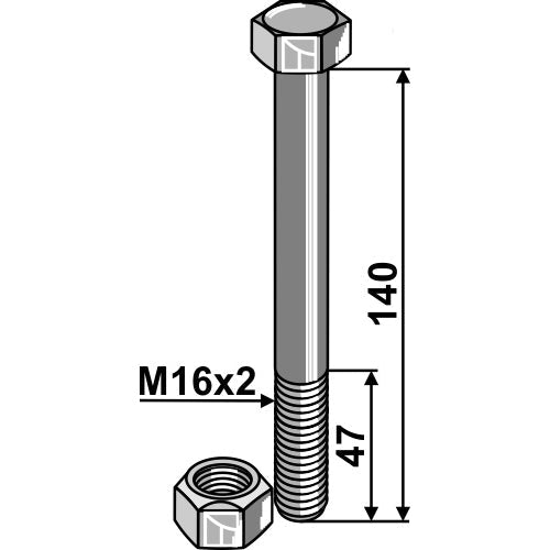 [LS04-TRT-071] Tornillo con tuerca autoblocante - LS04-TRT-071