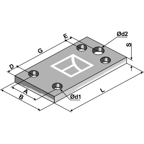 Placa 150x10x100 - LS04-BRE-395