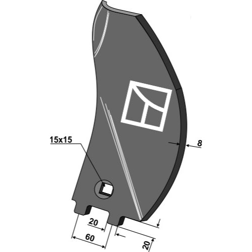 Deflector lateral - Izqdo - LS04-BRE-231