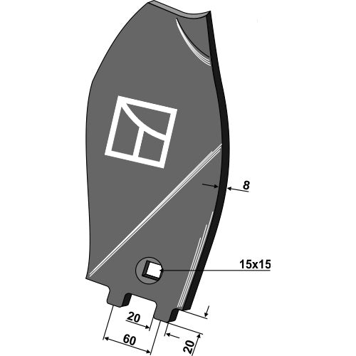 Deflector lateral - Dcho - LS04-BRE-230