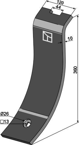 Deflector 360x120mm - LS04-RJA-472