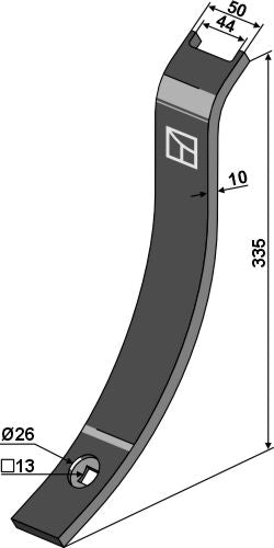Deflector 355x50mm - LS04-RJA-474