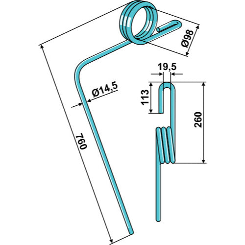 [LS05-MRS-105] Muelle de rastra - LS05-MRS-105