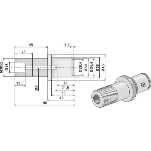 [LS05-AVA-010] Eje - LS05-AVA-010