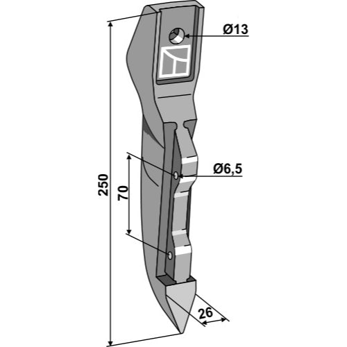 Reja de enterrador - LS05-RSM-018
