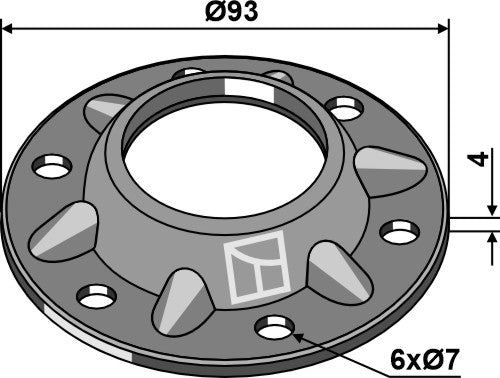Brida de cojinete - LS05-CJN-015