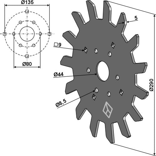 Disco para residuo - LS05-DQR-005